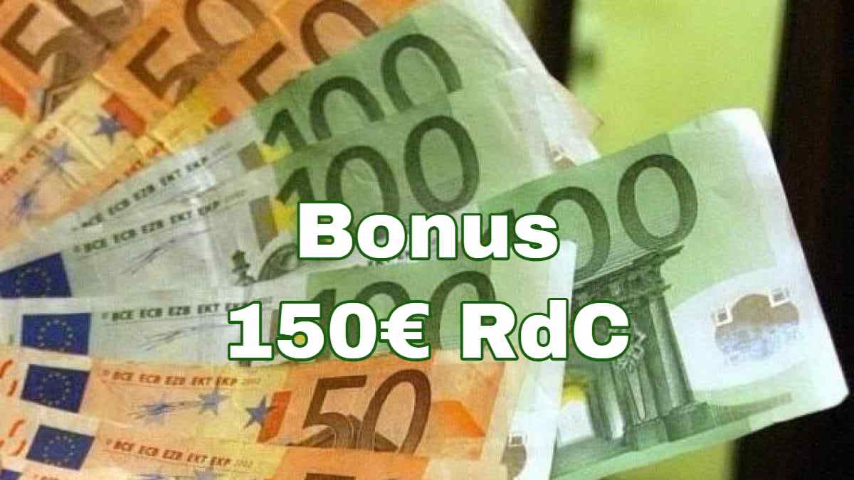 Bonus 150 euro RdC