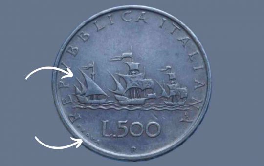 Moneta 500 lire rara, valore