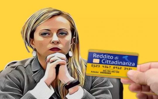 meloni reddito cittadinanza