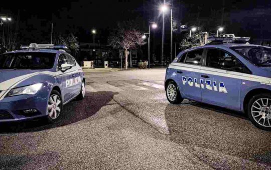 posto di blocco polizia