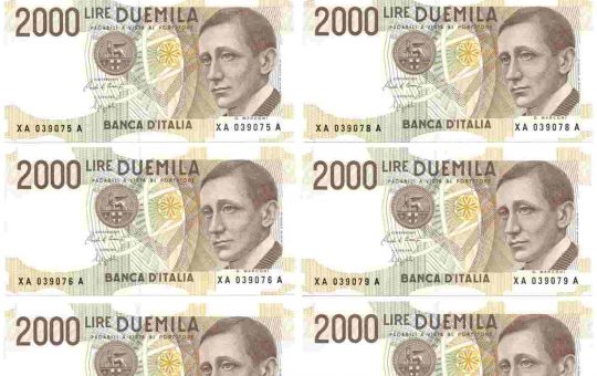 2.000 lire Giuseppe Marconi: il valore